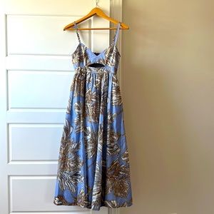 Cotton and silk blend Banana Republic dress.
